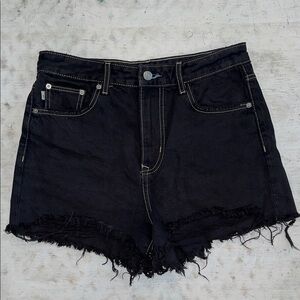 Lovers and Friends JACK HIGH RISE CUT OFF SHORT in black | size 27